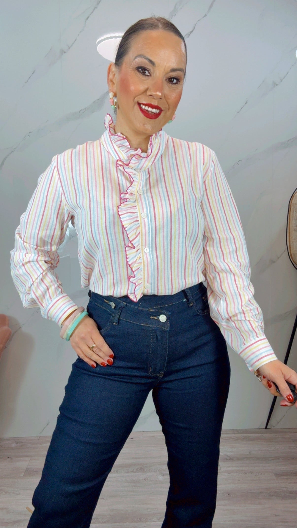 Camisa Rayas multicolor