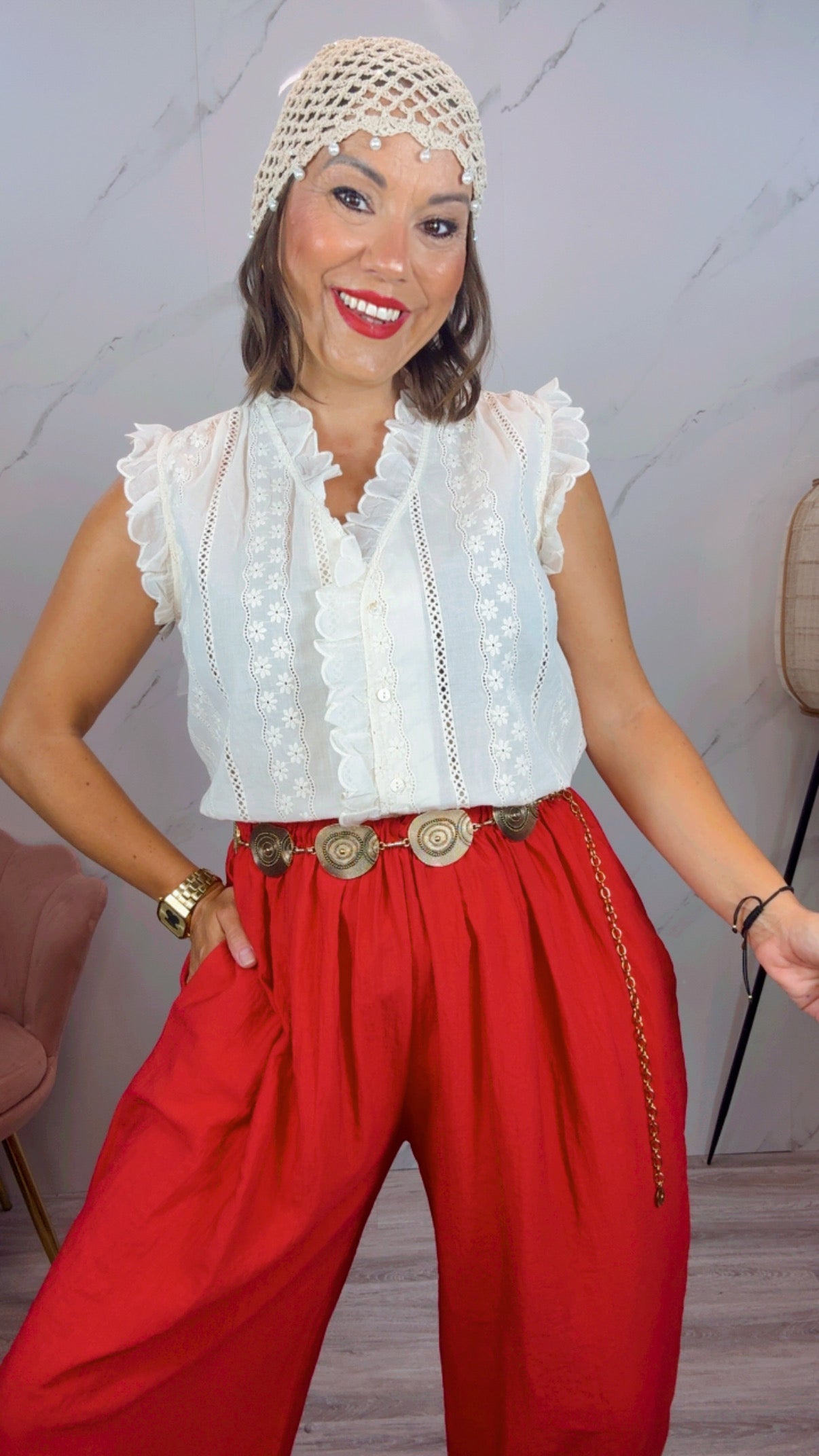 Camisa Romántica