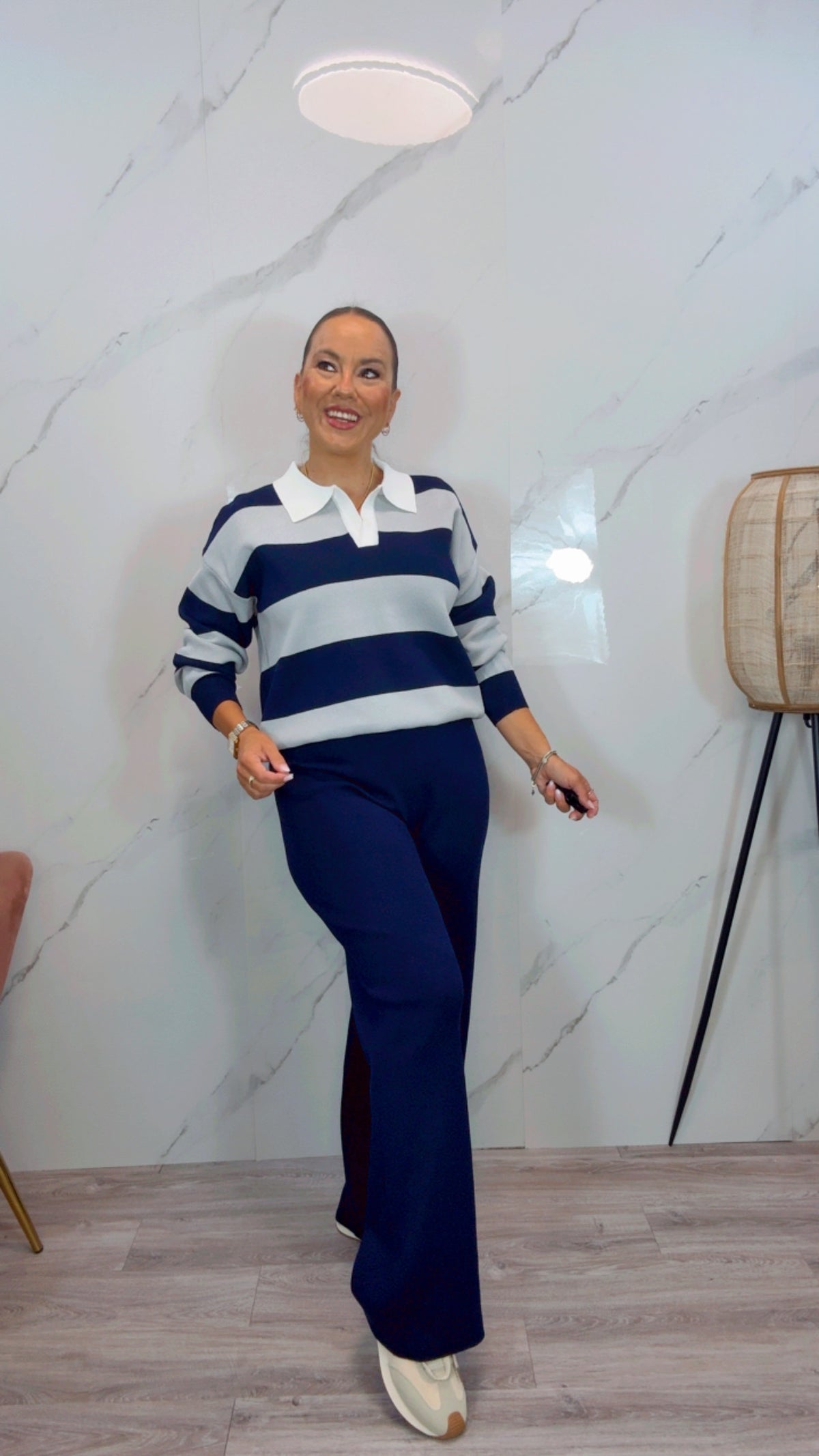 Conjunto Beneton Azul Marino