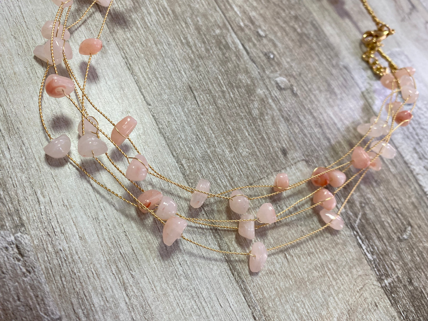 Choker Piedras Rosa