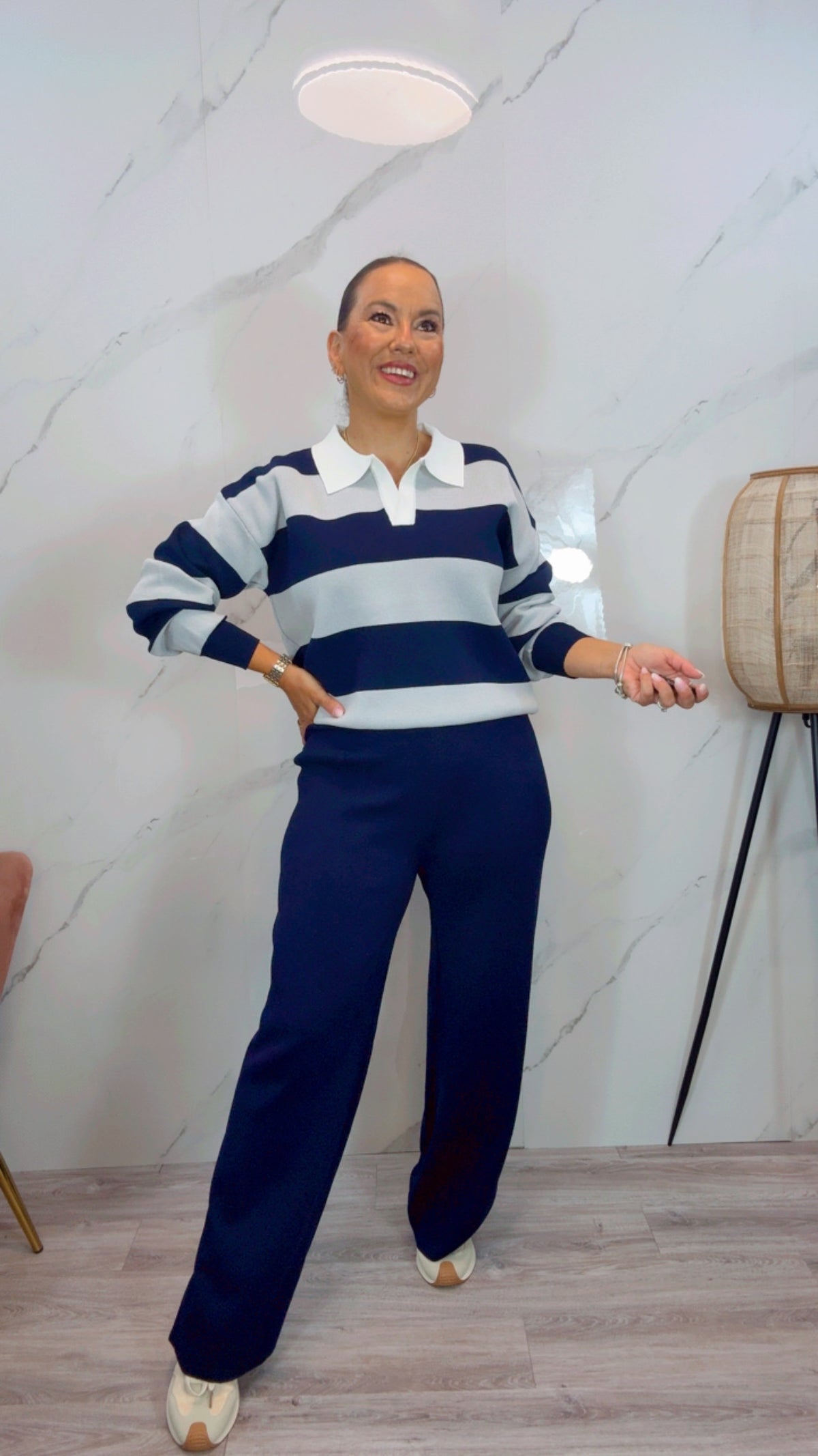 Conjunto Beneton Azul Marino