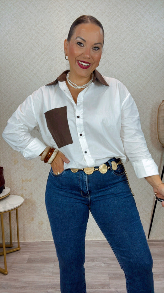 Camisa Bicolor