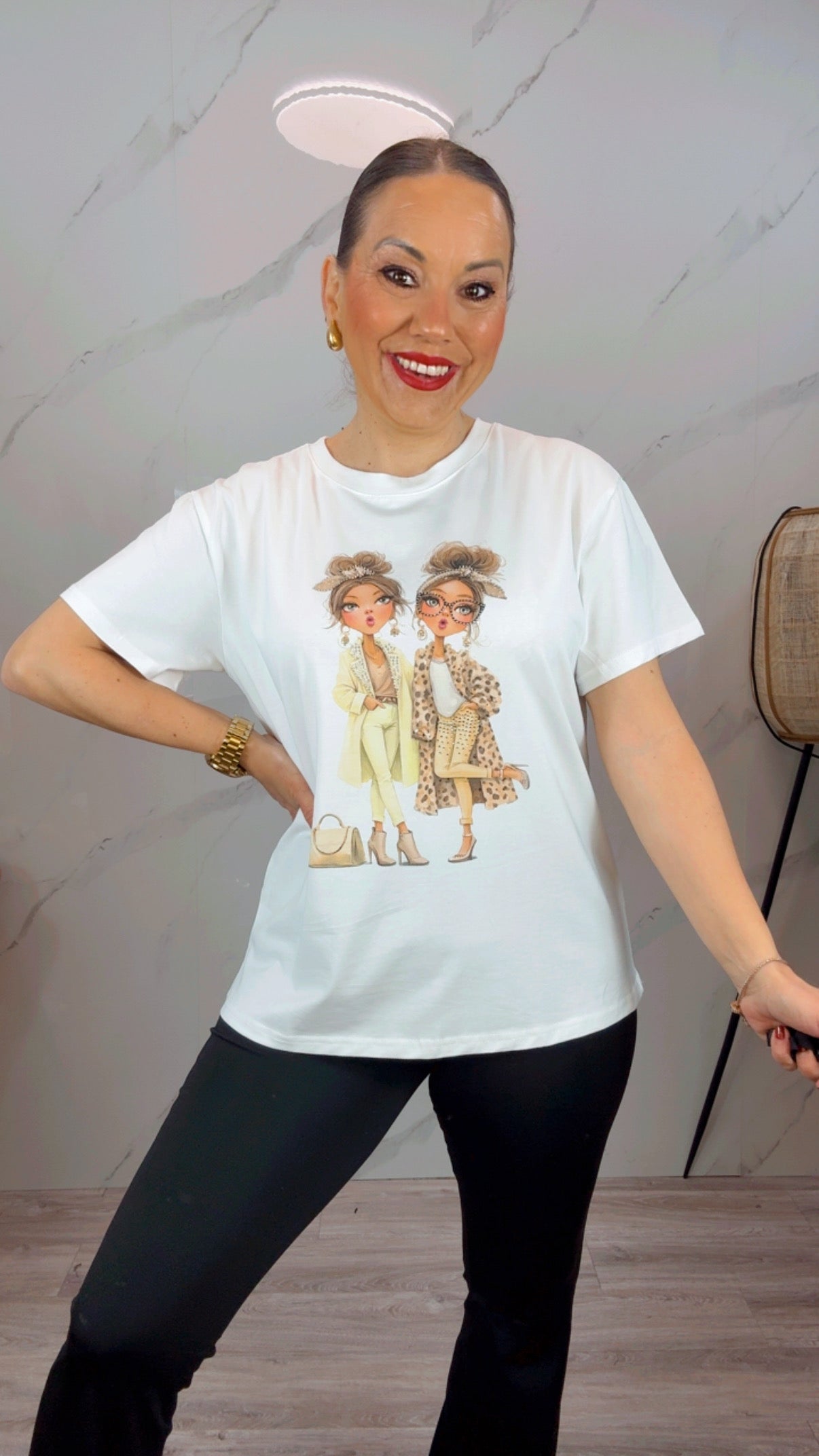 Camiseta Chicas print