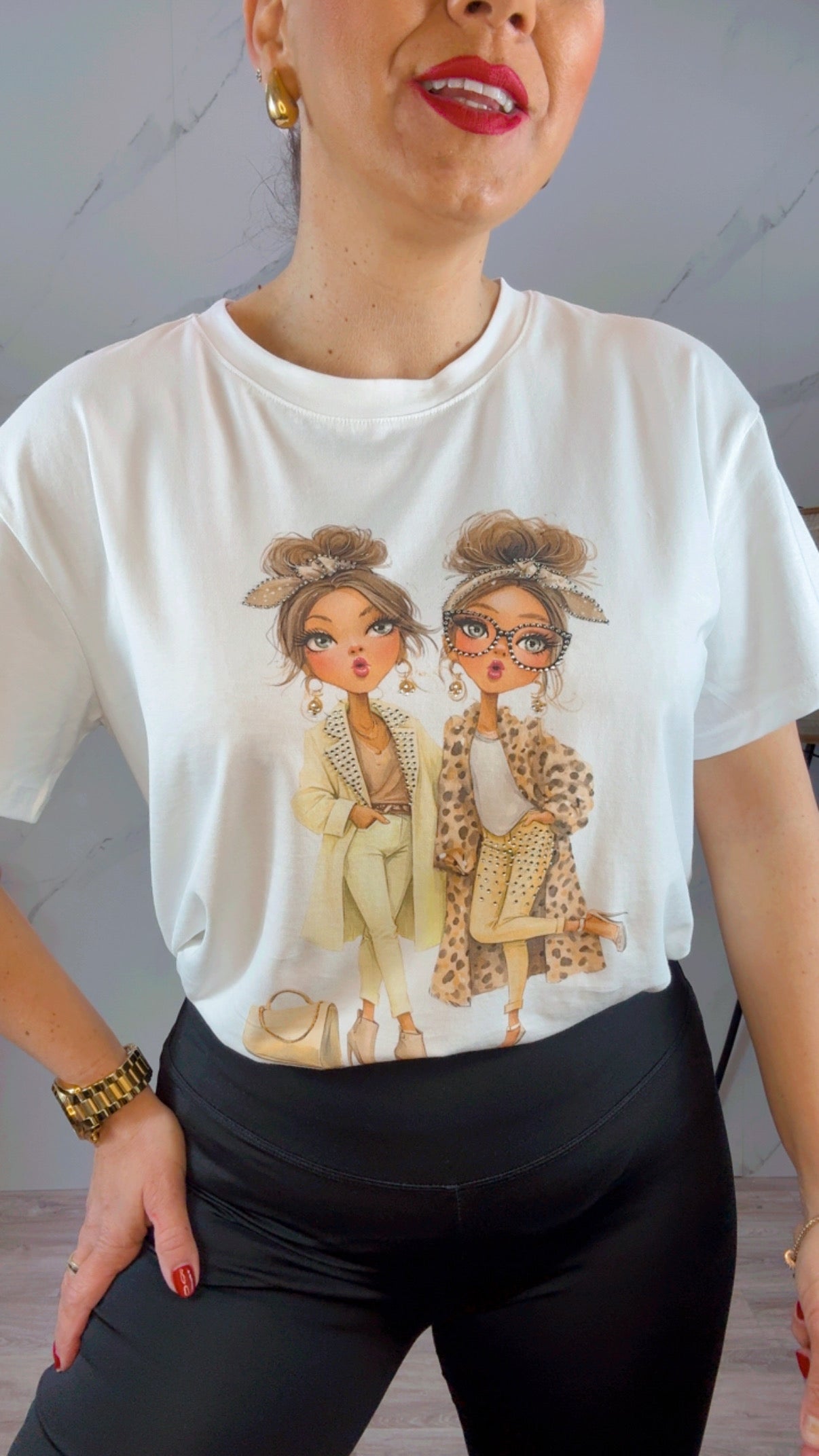 Camiseta Chicas print