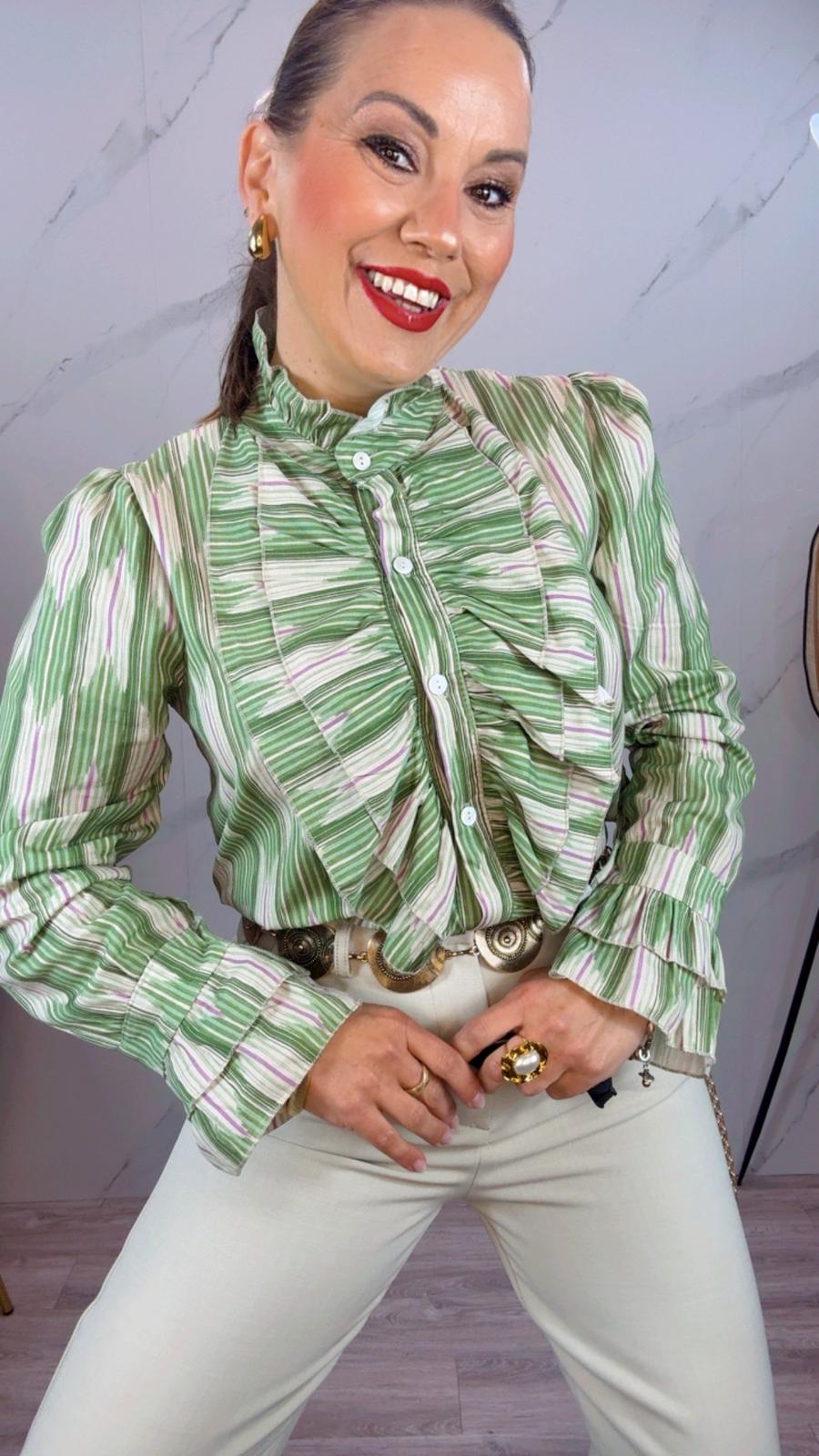 Camisa Triana Verde