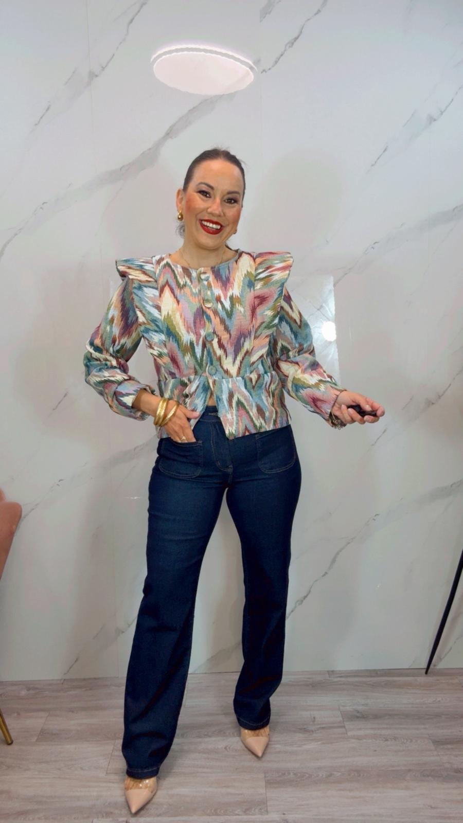 Chaqueta Juncal Jaspeada