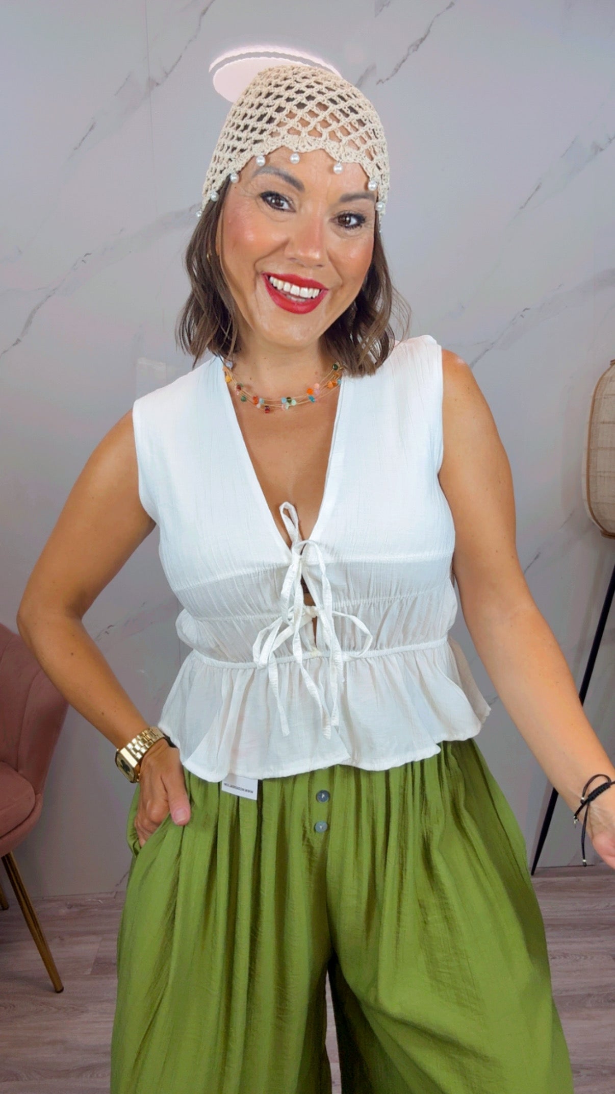 Top Carmen Blanco