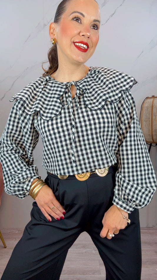 Blusa Cuadros Vichy