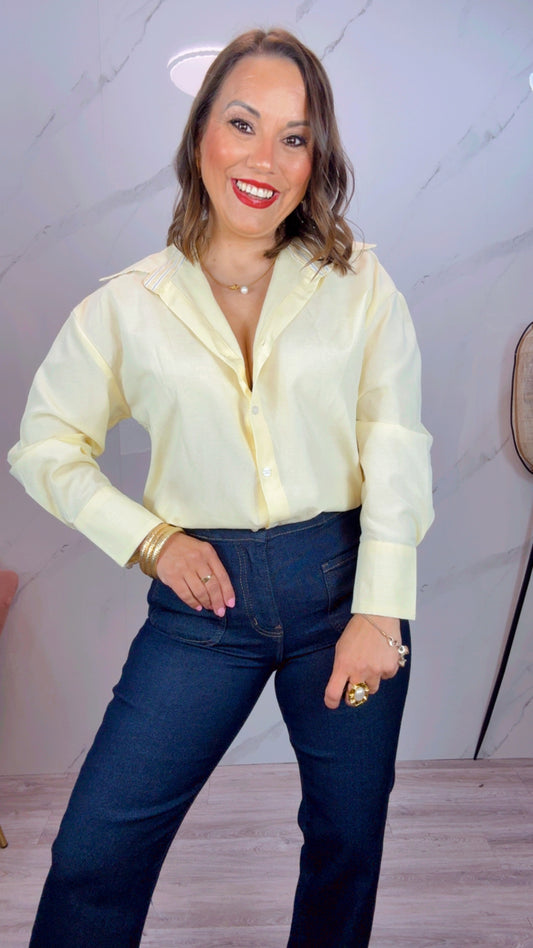 Camisa Básica Amarilla