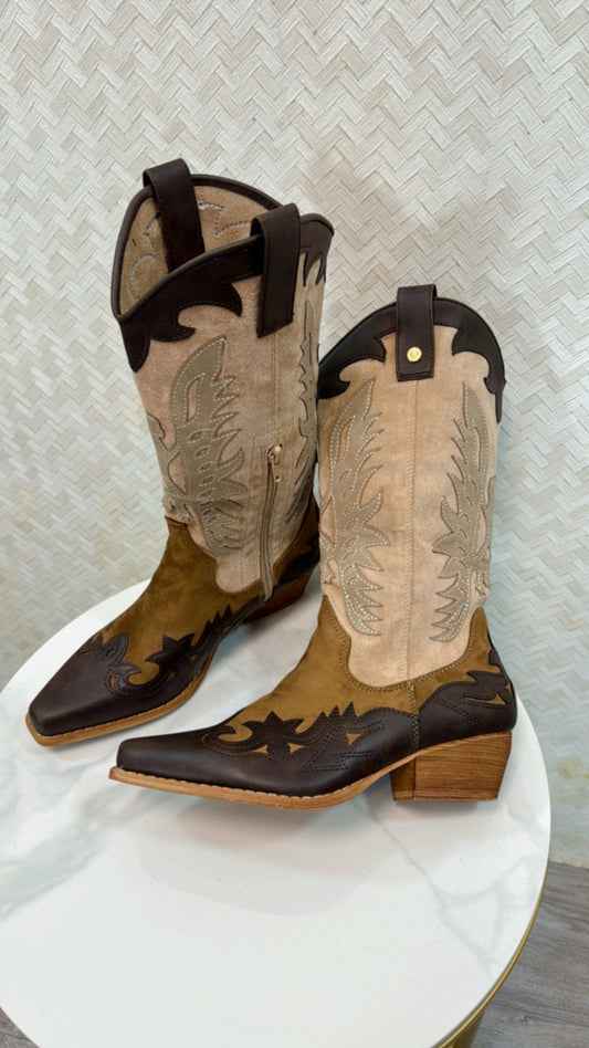 Bota Cowboy Marrón