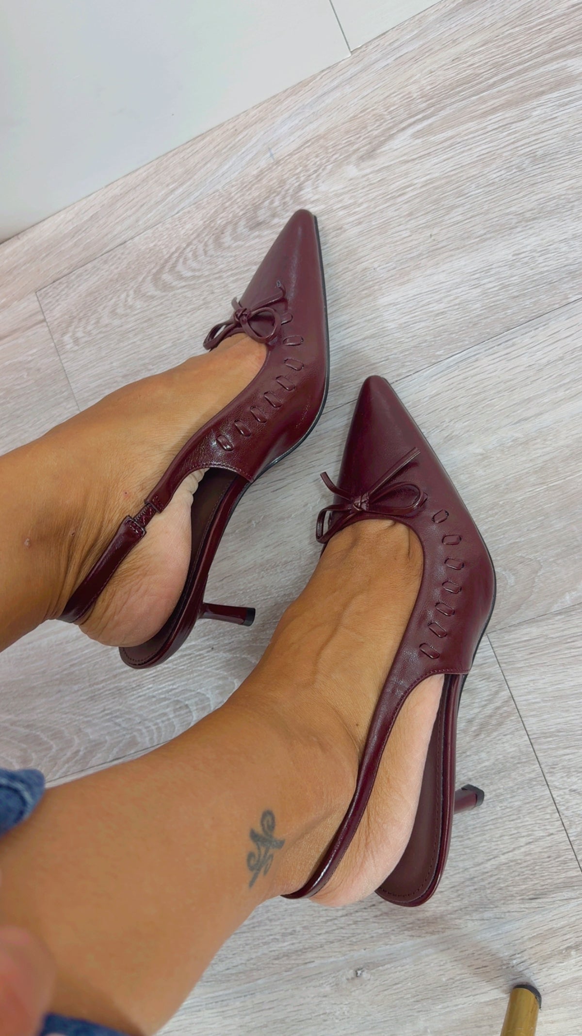 Zapato Tacón Burdeos