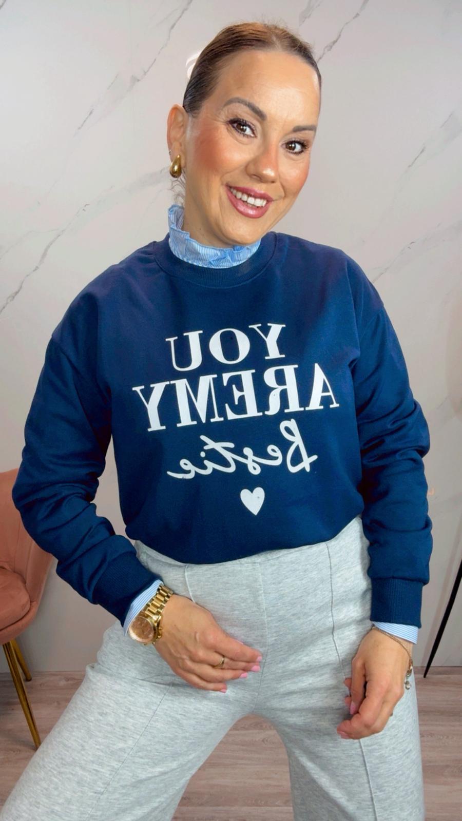 Sudadera Bestie Azul