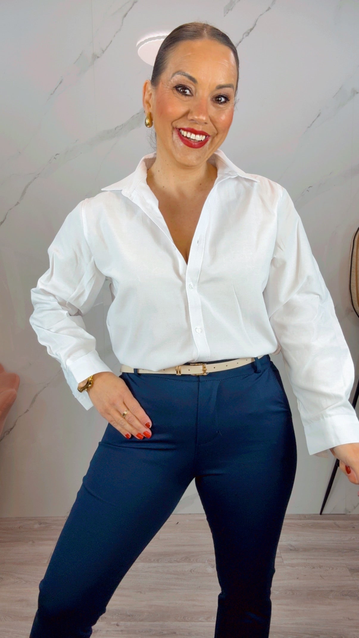 Camisa Básica Blanca