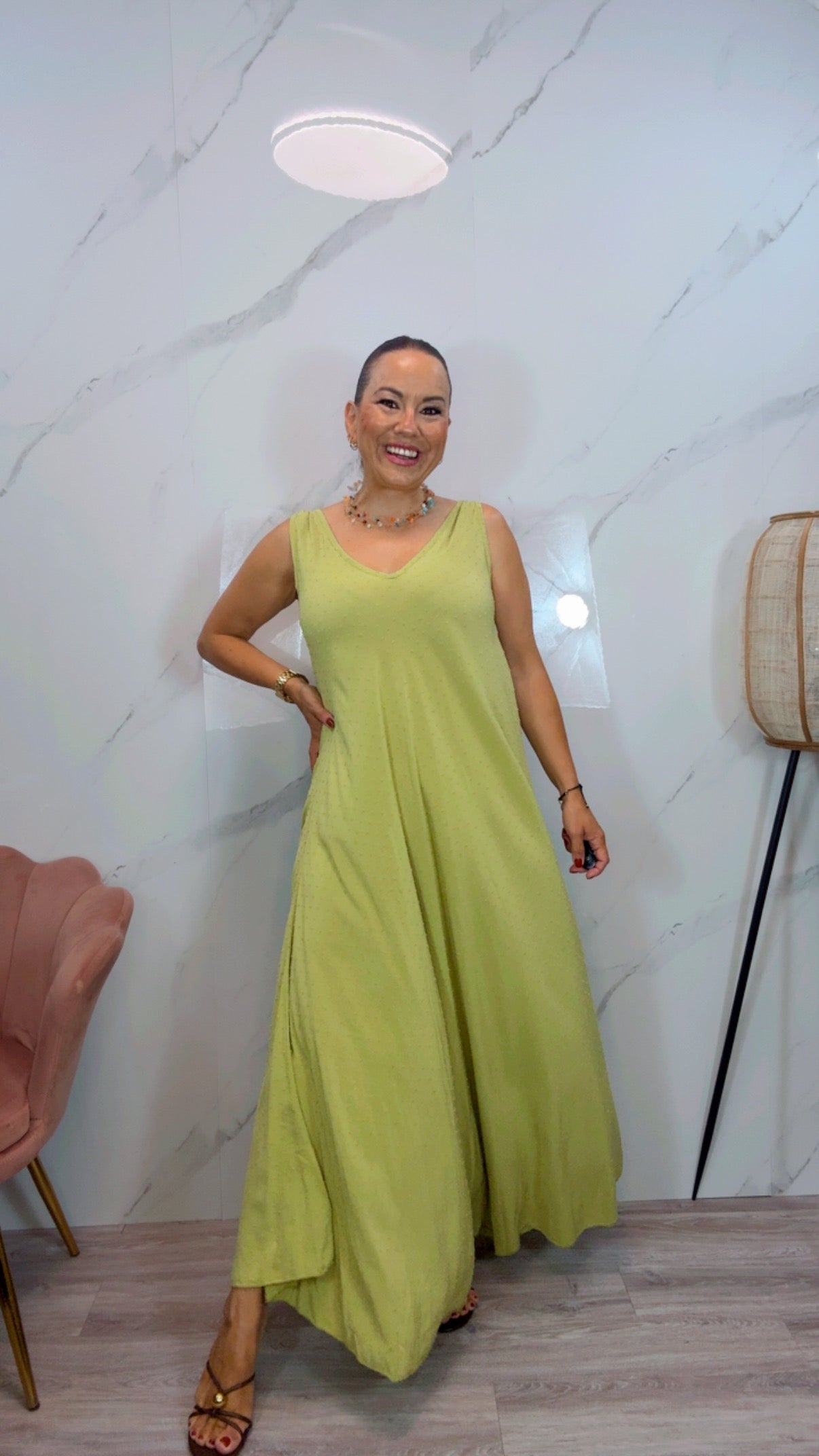 Vestido Pistacho