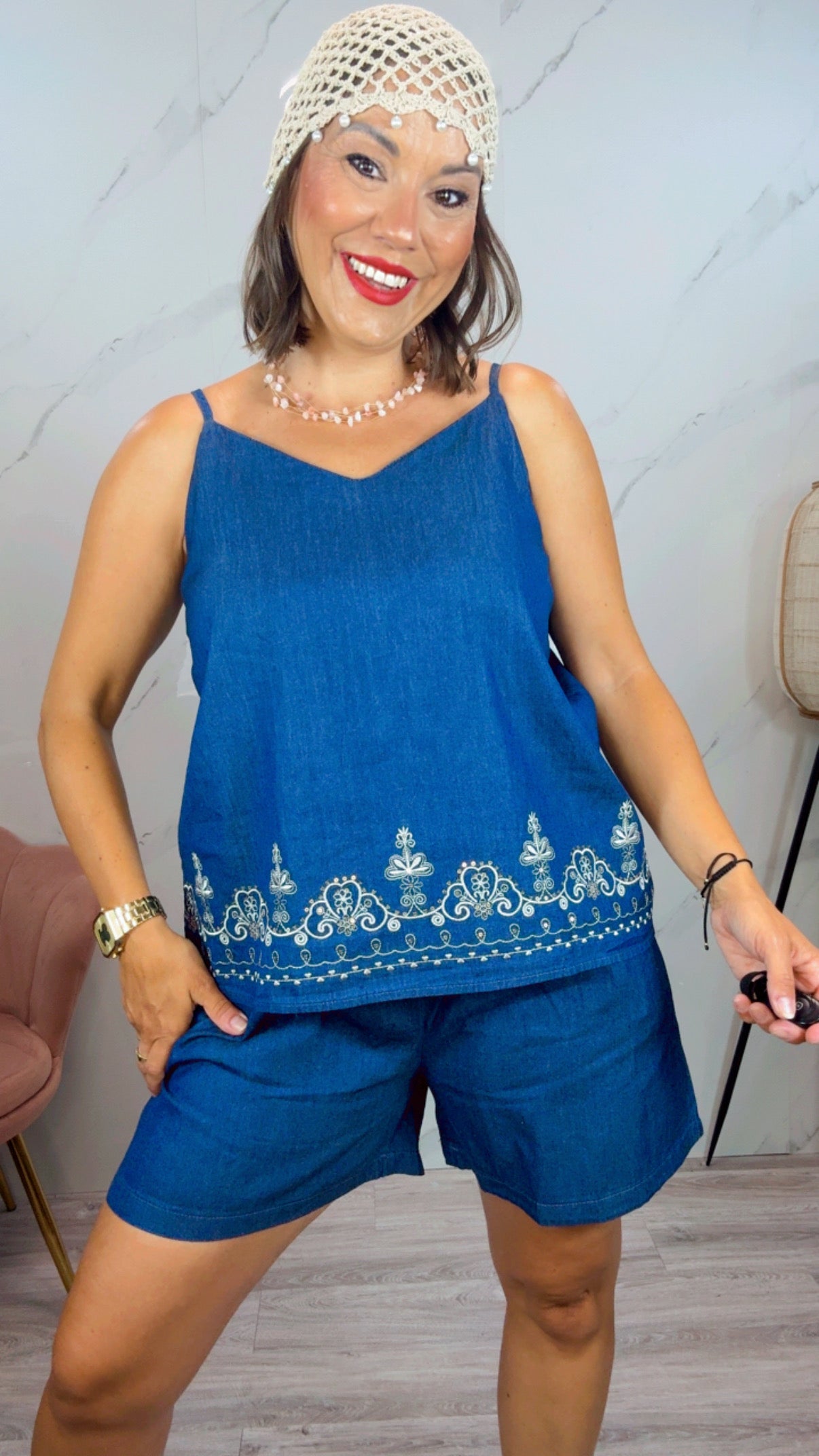 Conjunto Marrakech Denim Oscuro