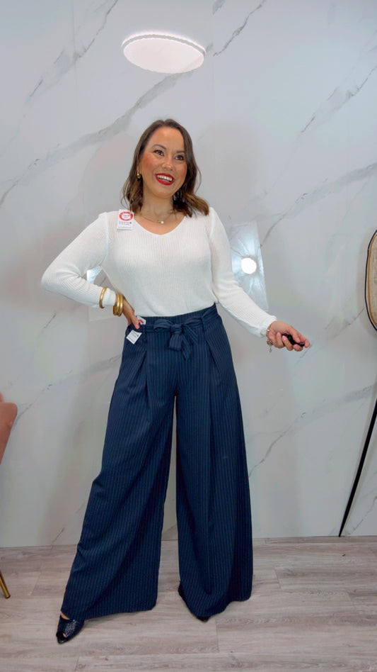 Pantalón Palazzo Raya Diplomática