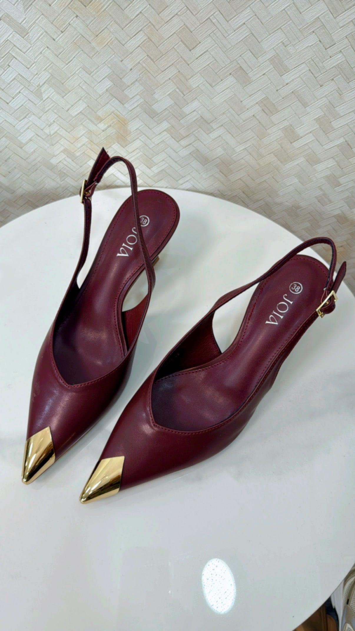 Zapato Joya Burdeos