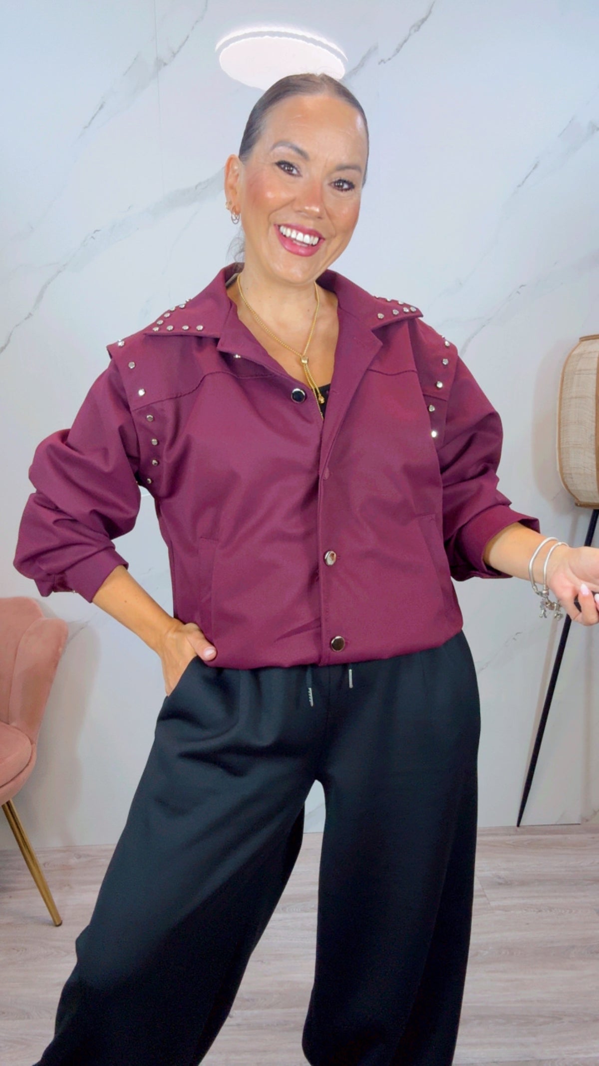 Bomber Tachuelas Berenjena