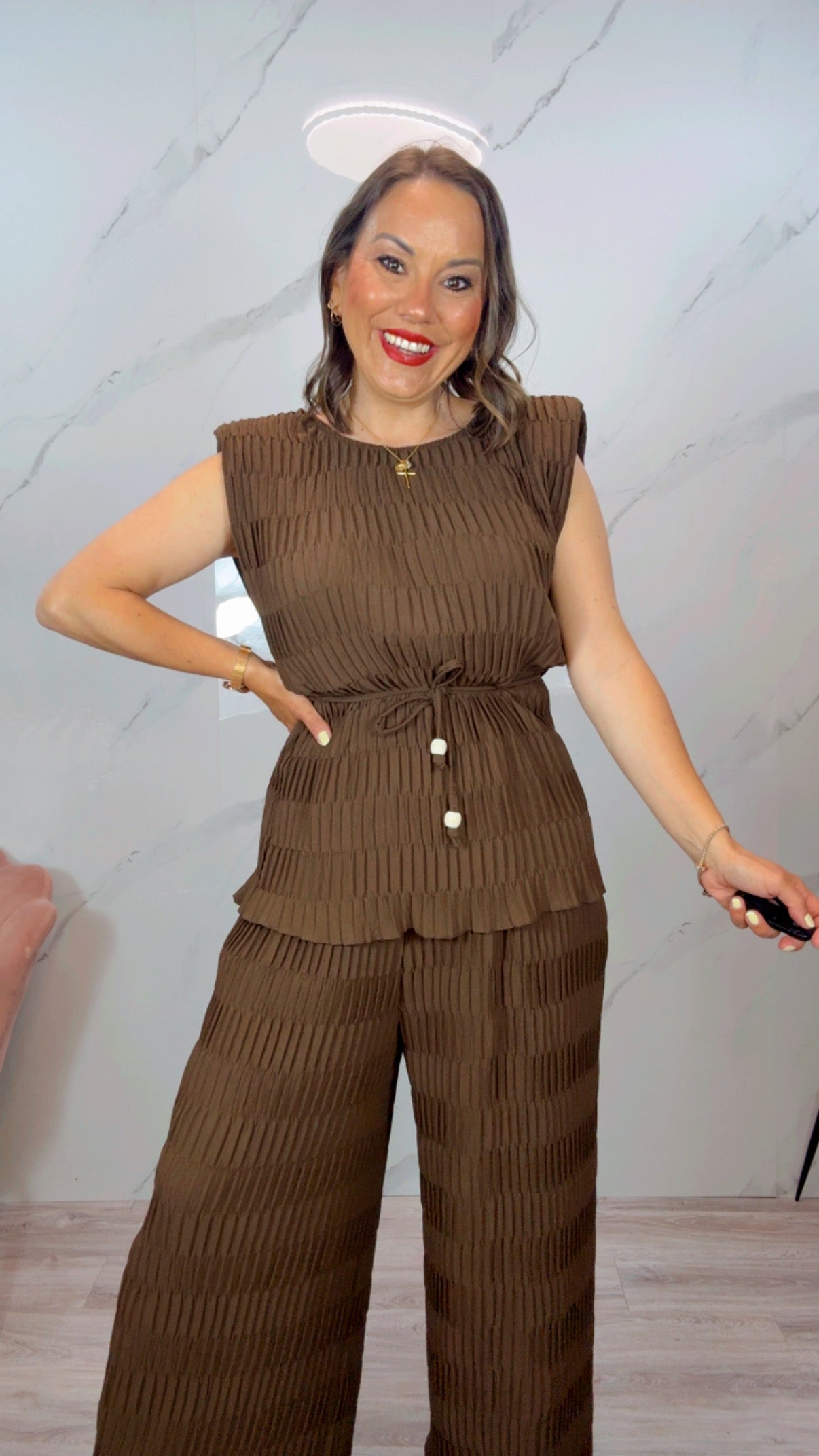 Conjunto Alma Marrón