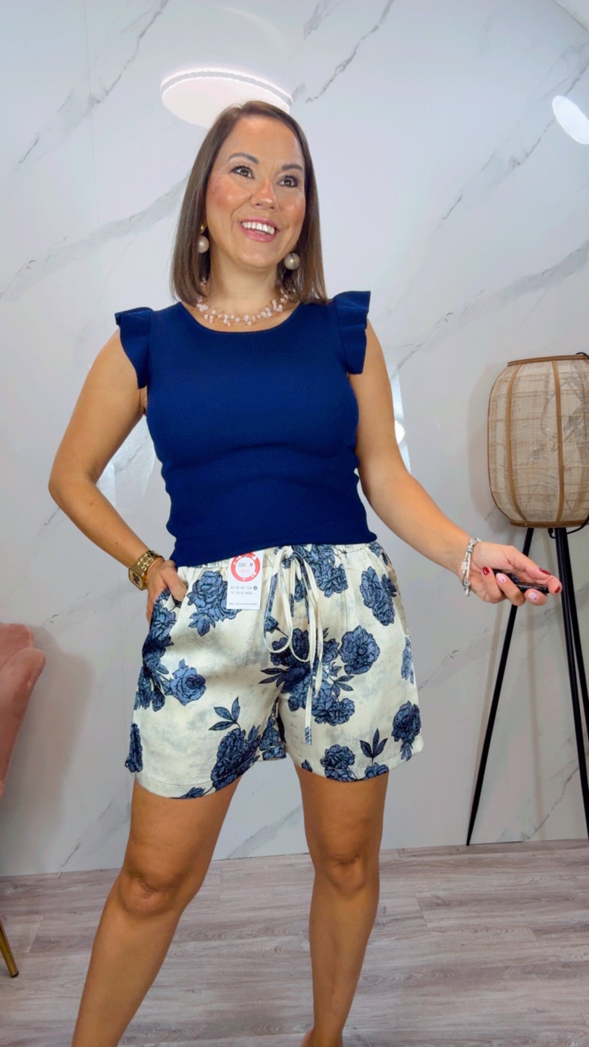 Short Lencero Azul Marino