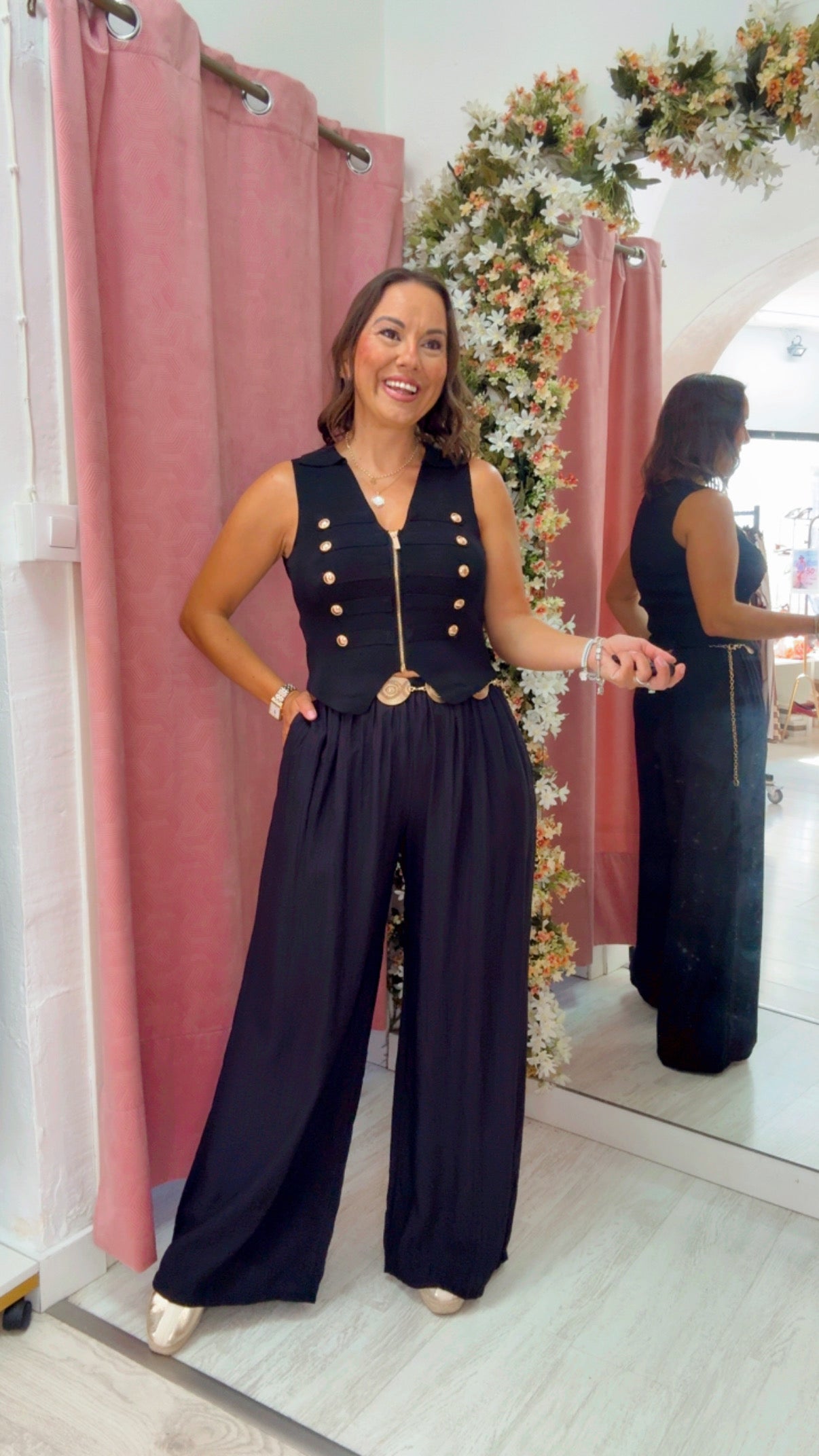 Chaleco Militar Negro