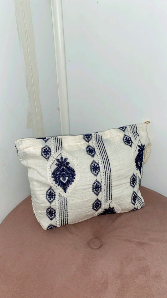 Neceser Bordado Azul