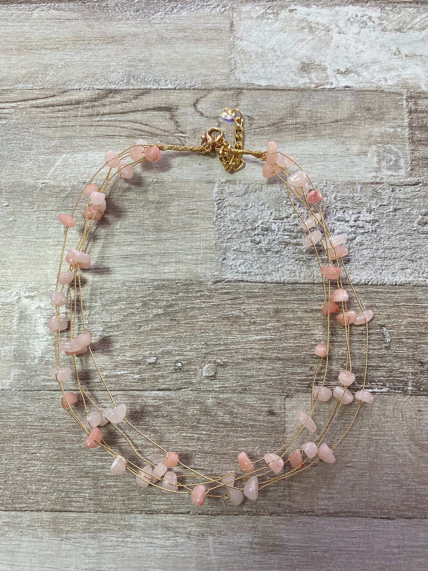 Choker Piedras Rosa