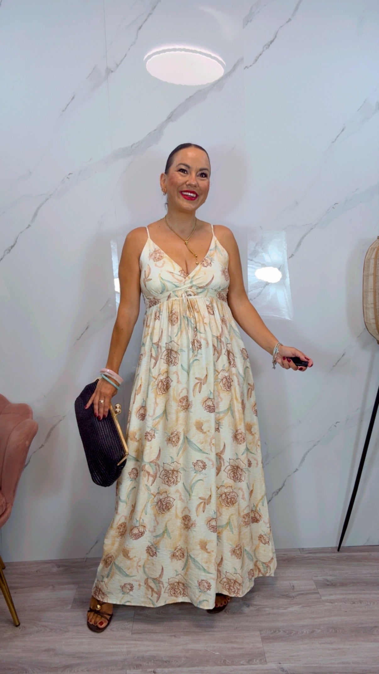 Vestido Rosa Tirante