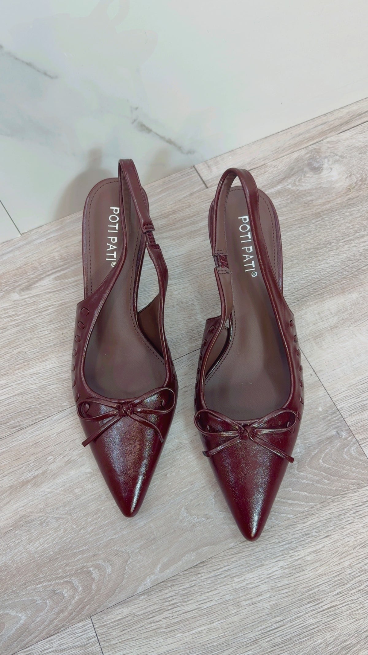 Zapato Tacón Burdeos
