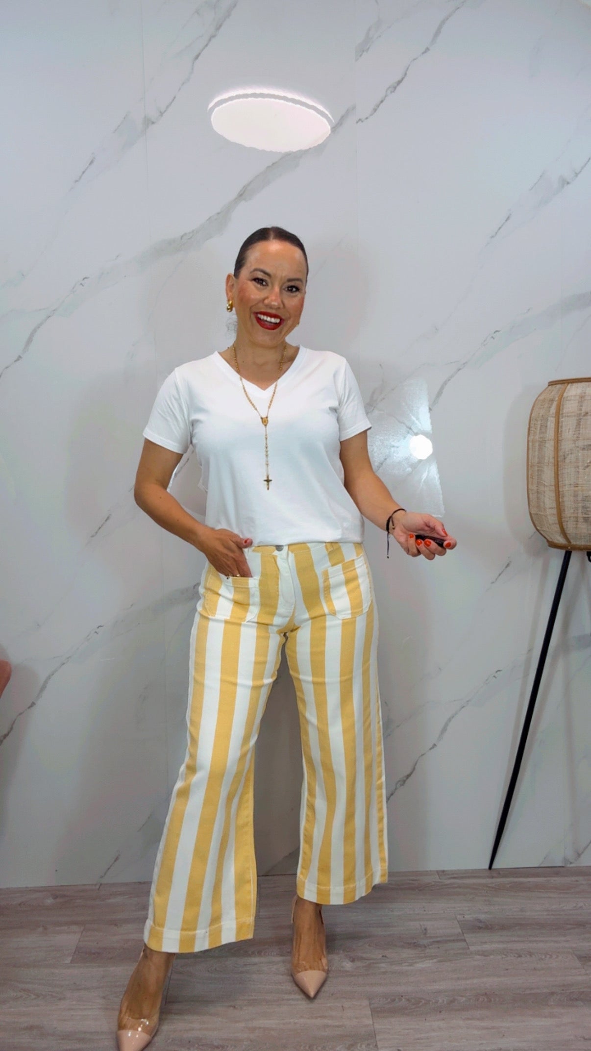 Pantalón Cascai Amarillo