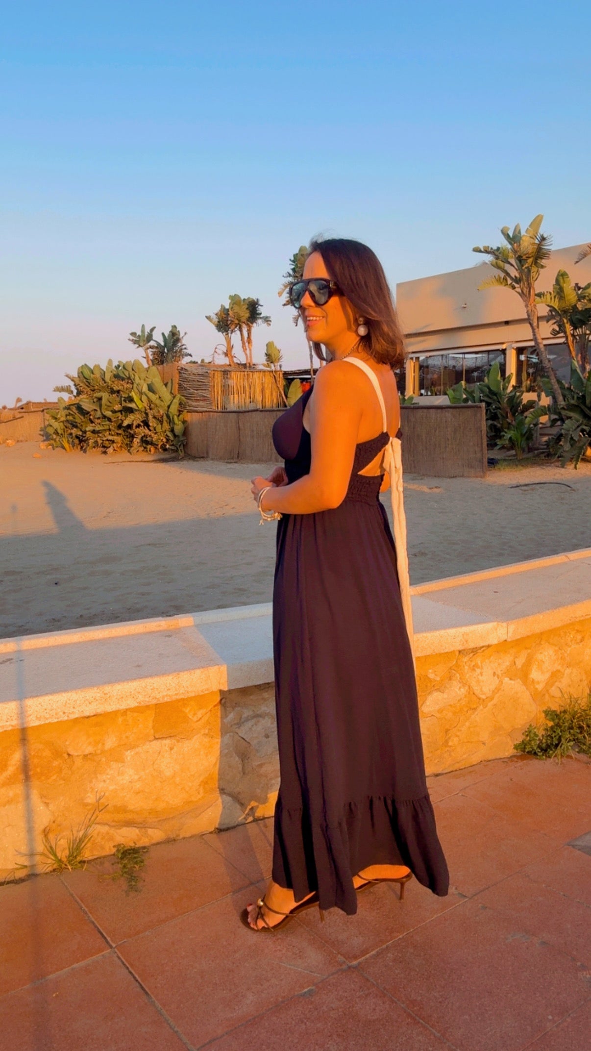 Vestido Bohemia Azul Marino