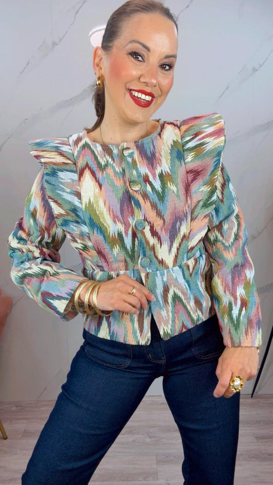 Chaqueta Juncal Jaspeada