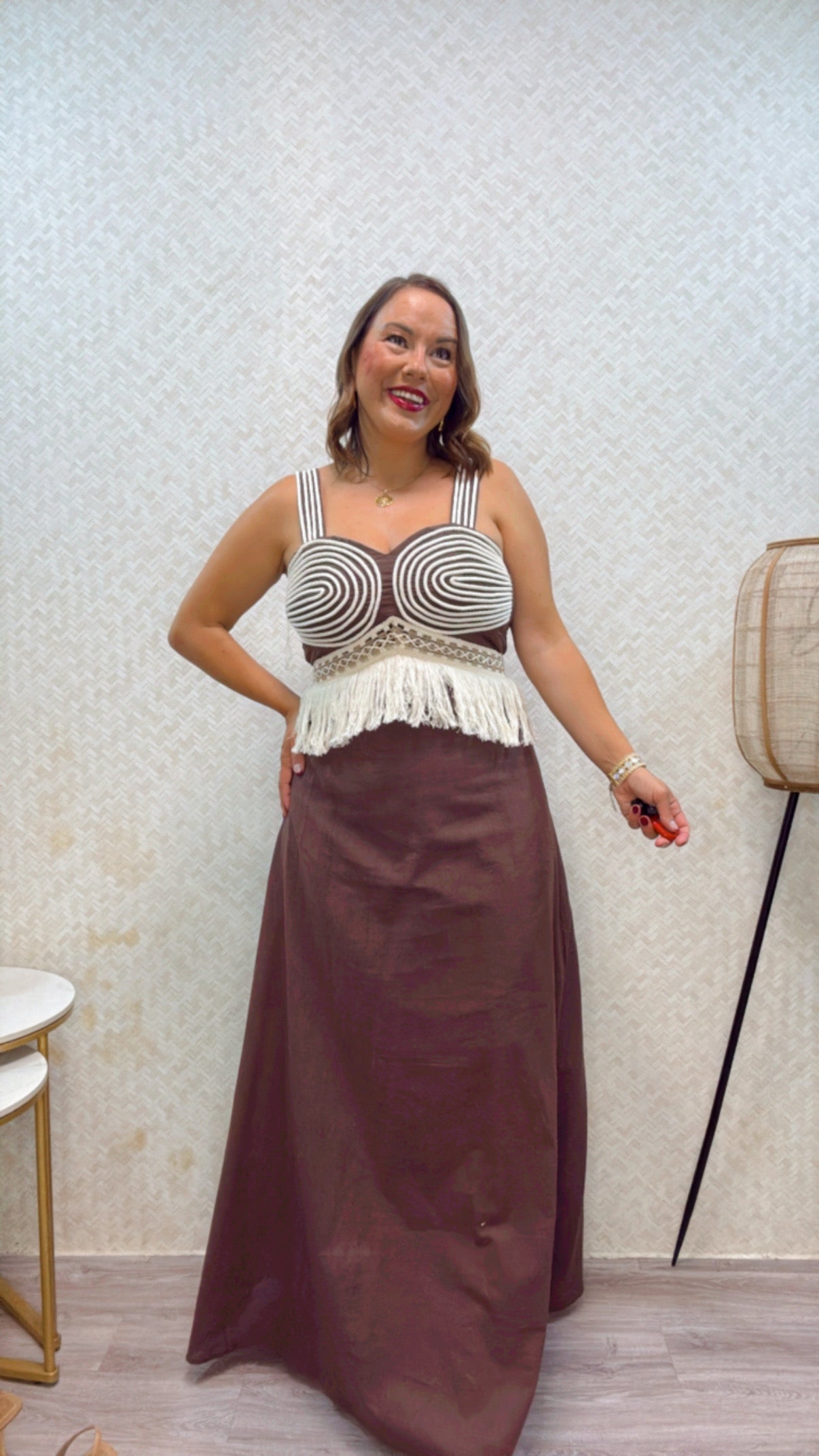 Vestido Kenia Marrón