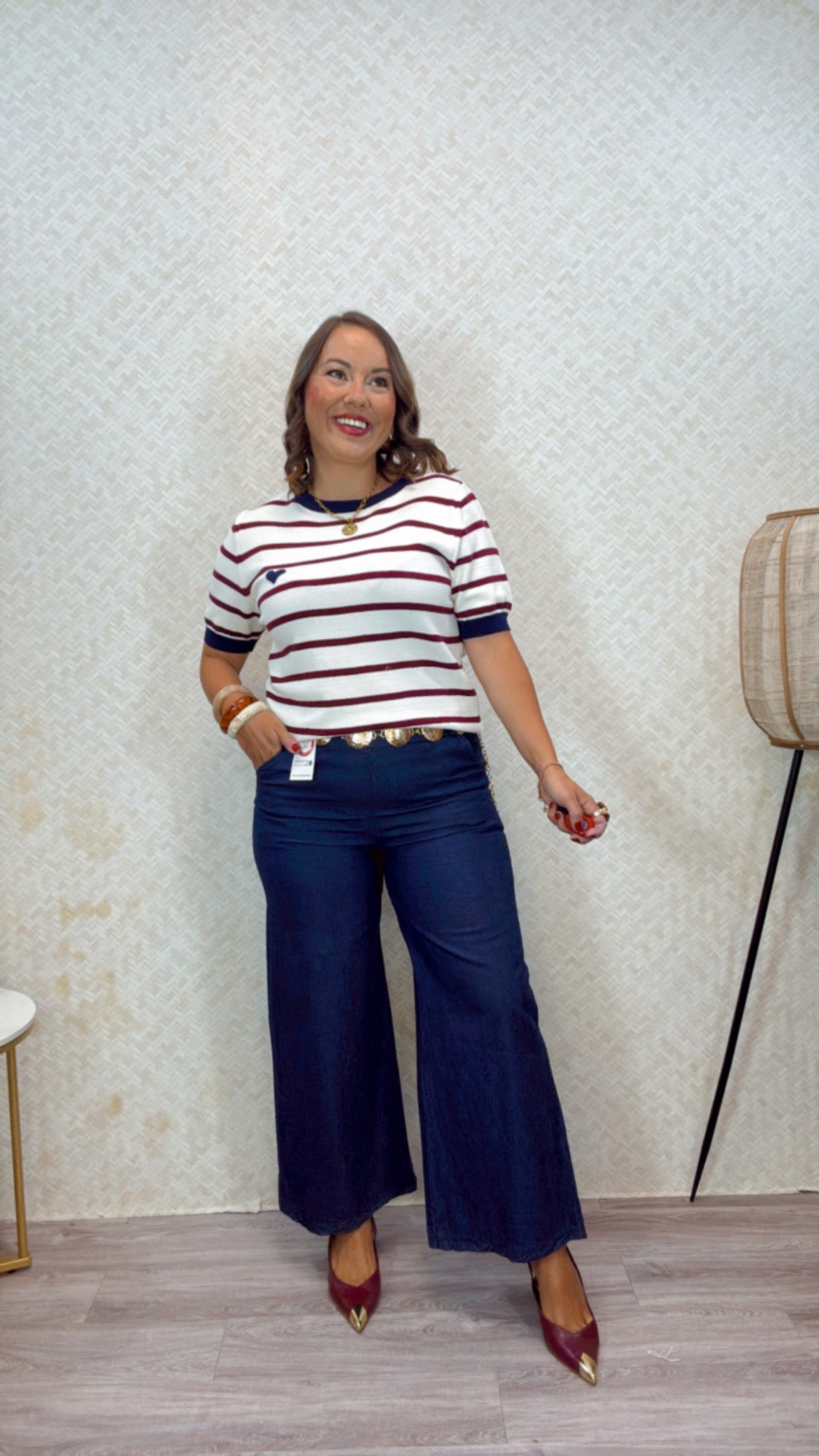 Pantalón Ancho Cinturón