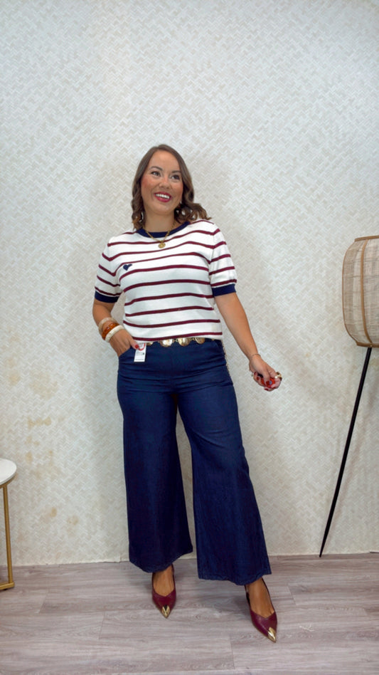 Pantalón Ancho Cinturón