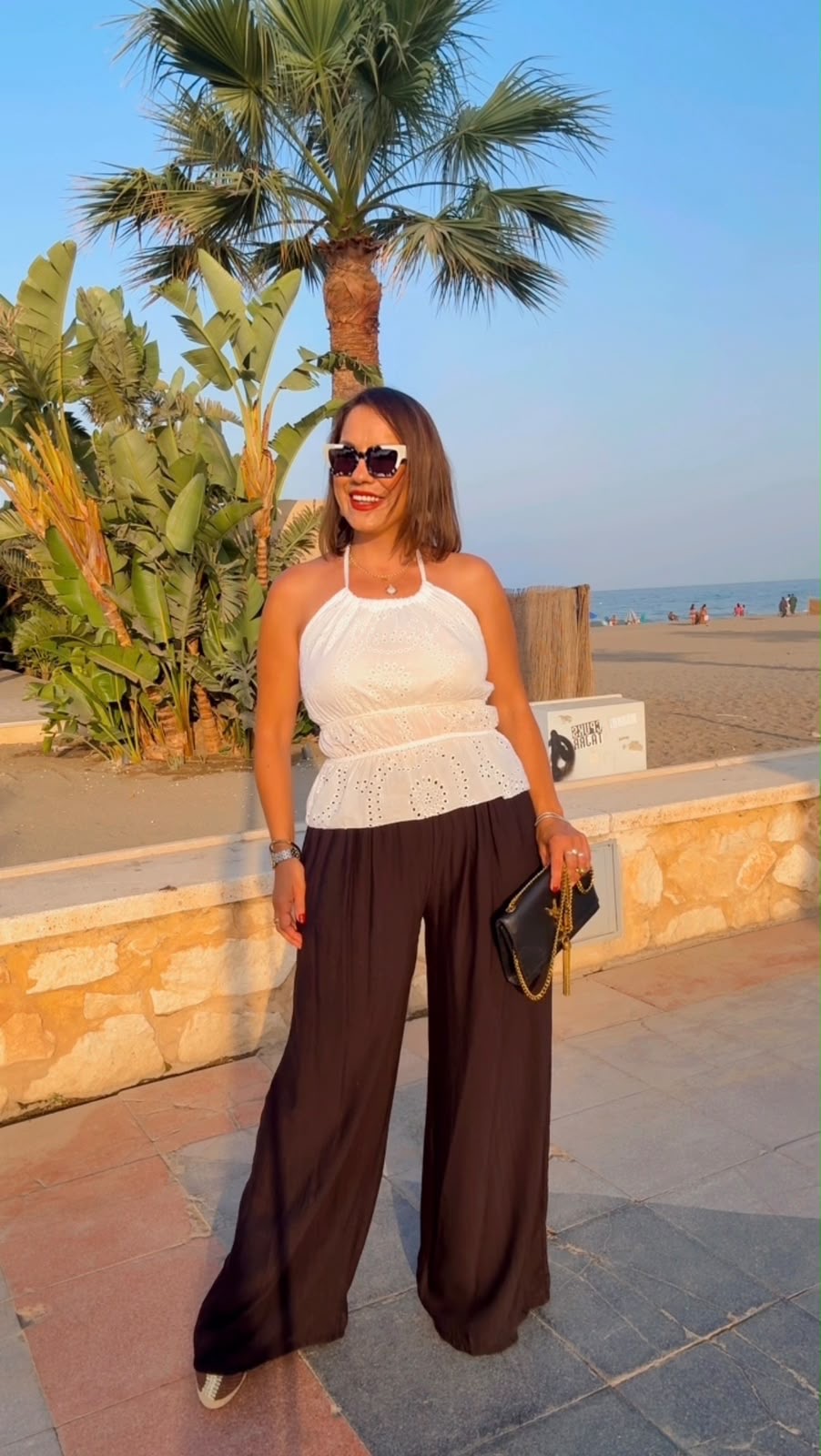 Pantalón Palazzo Negro
