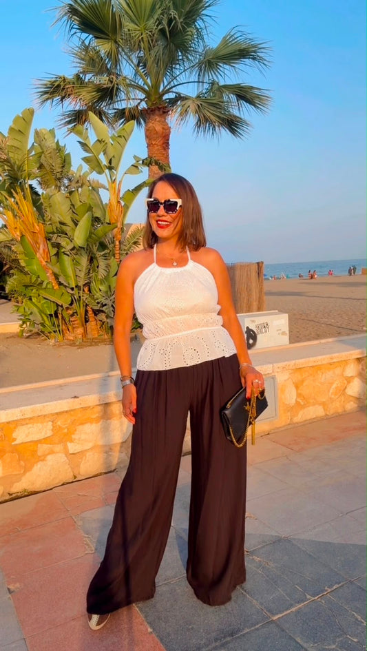 Pantalón Palazzo Negro