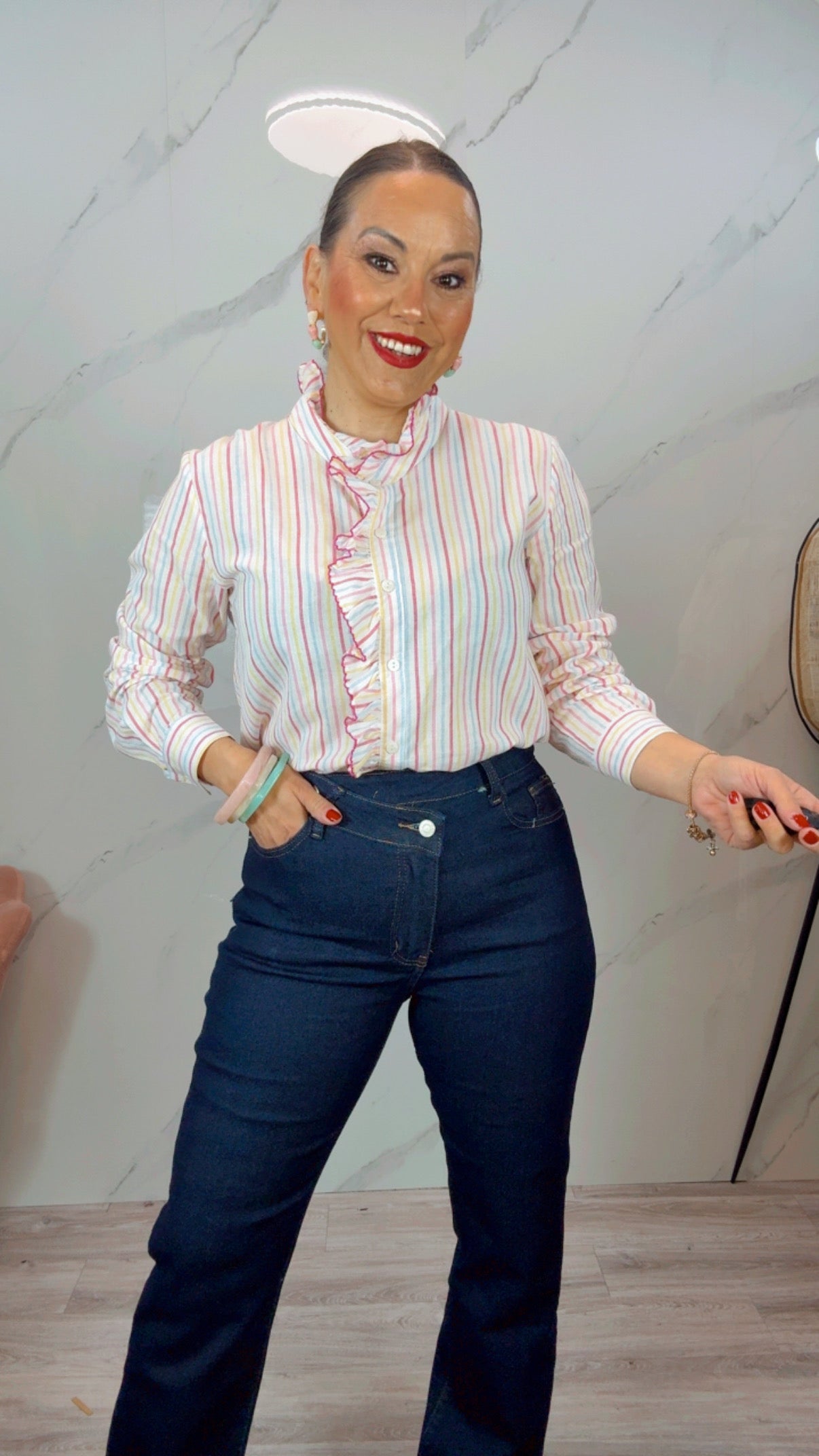 Camisa Rayas multicolor