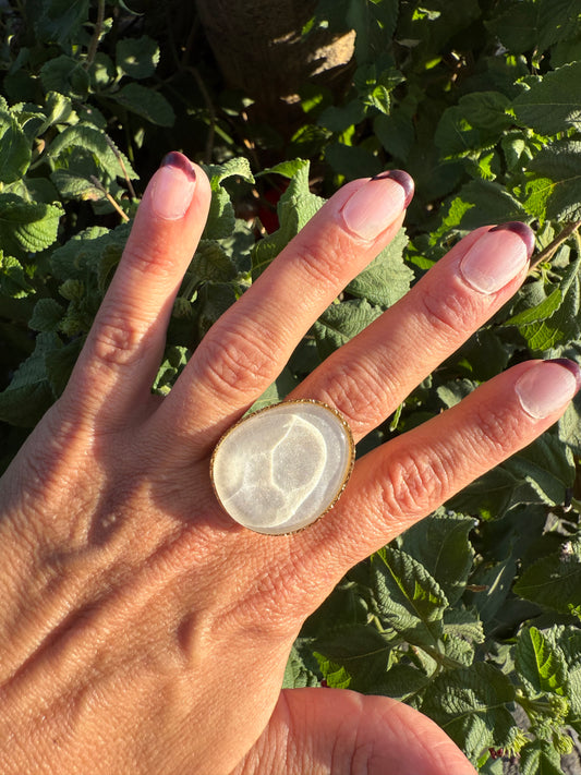 Anillo Nacar Blanco