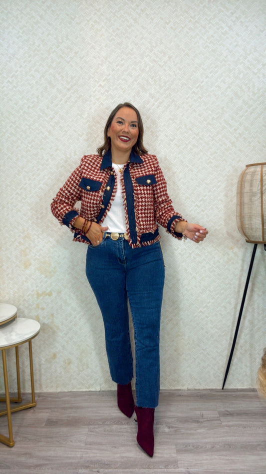 Pantalón Flare Vaquero