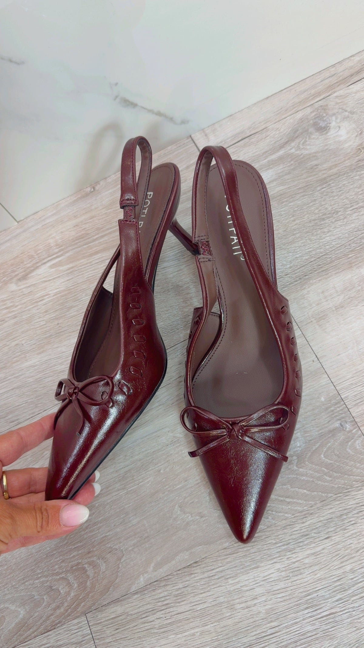 Zapato Tacón Burdeos