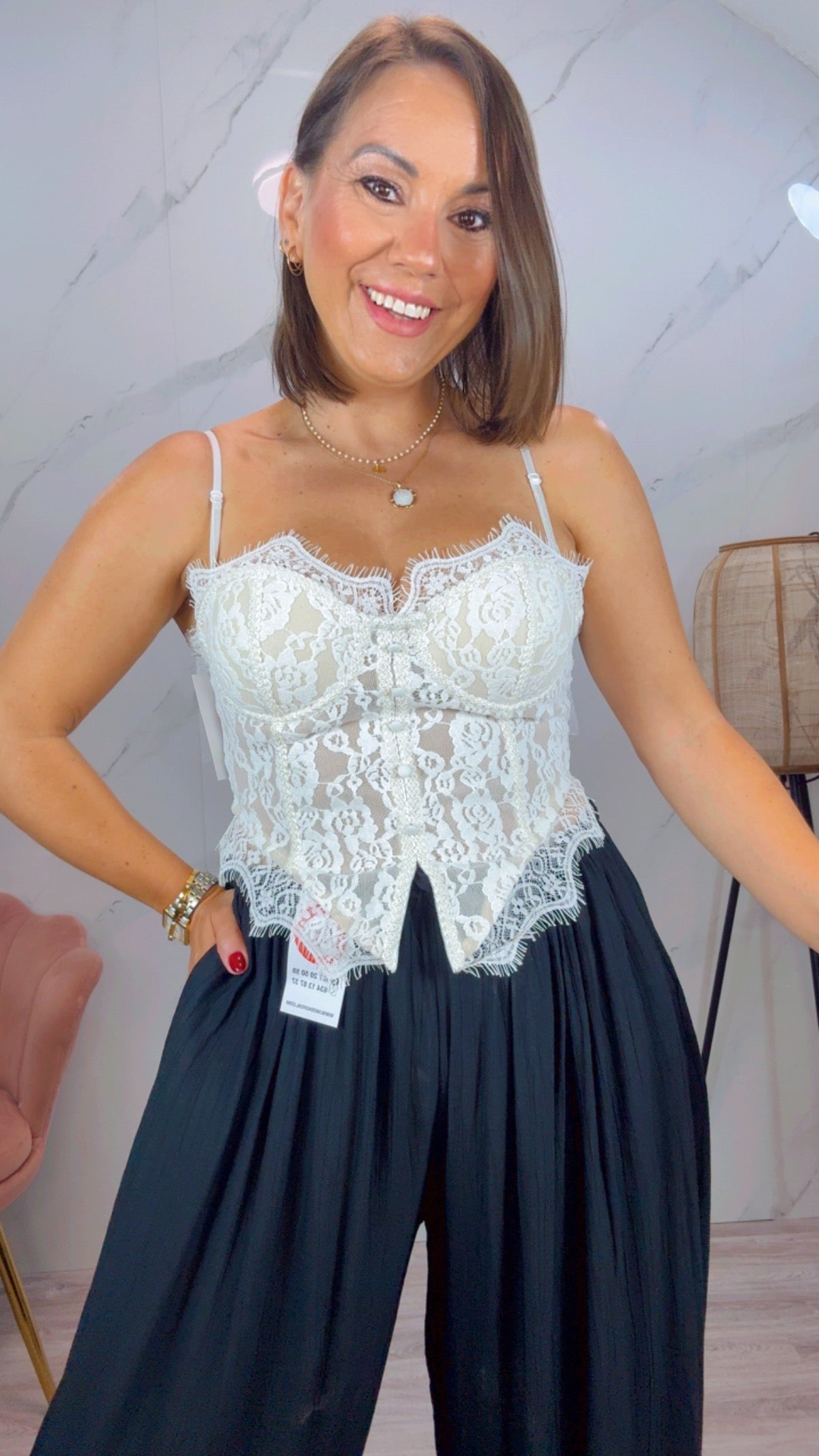 Corpiño Lencero Blanco