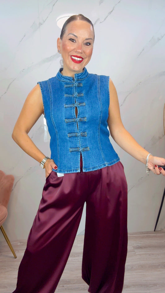 Chaleco Denim Tokio