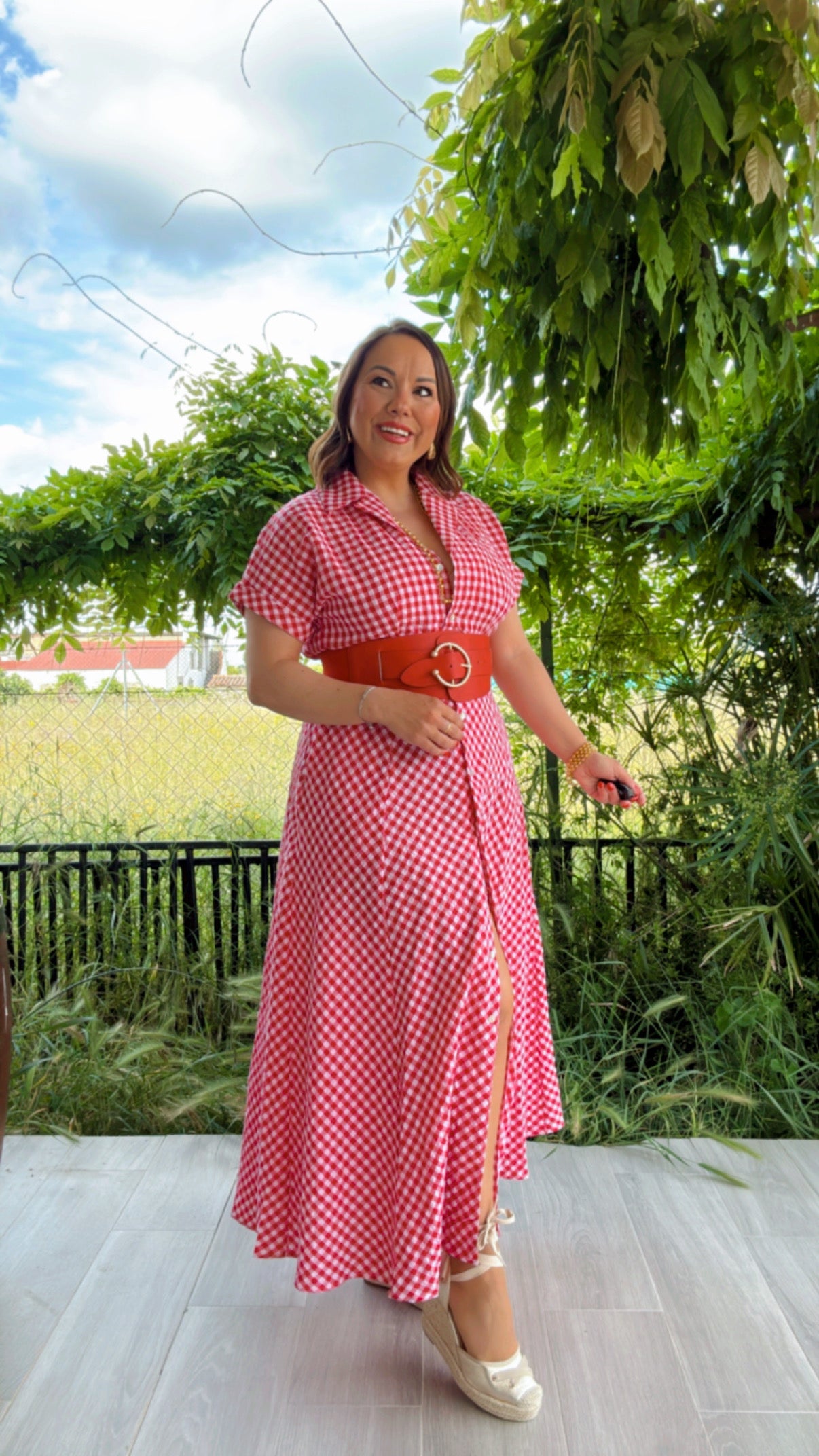 Vestido picnic Rojo