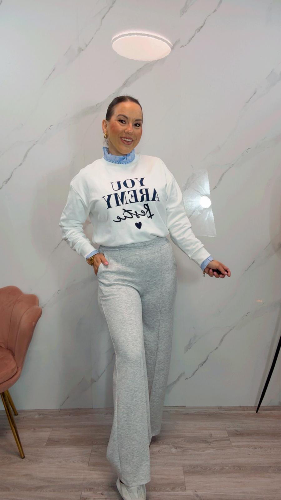 Pantalón Sport Gris Punto