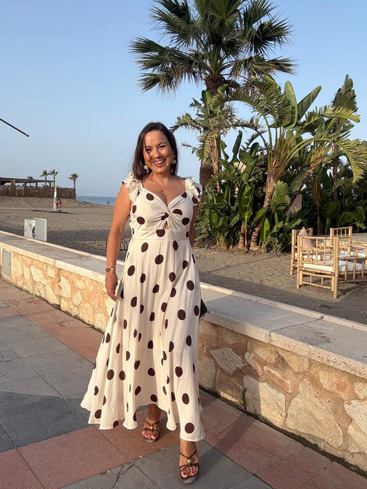 Vestido Triana Beige