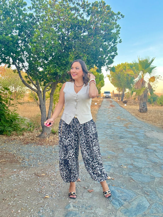 Pantalón Bombacho Print