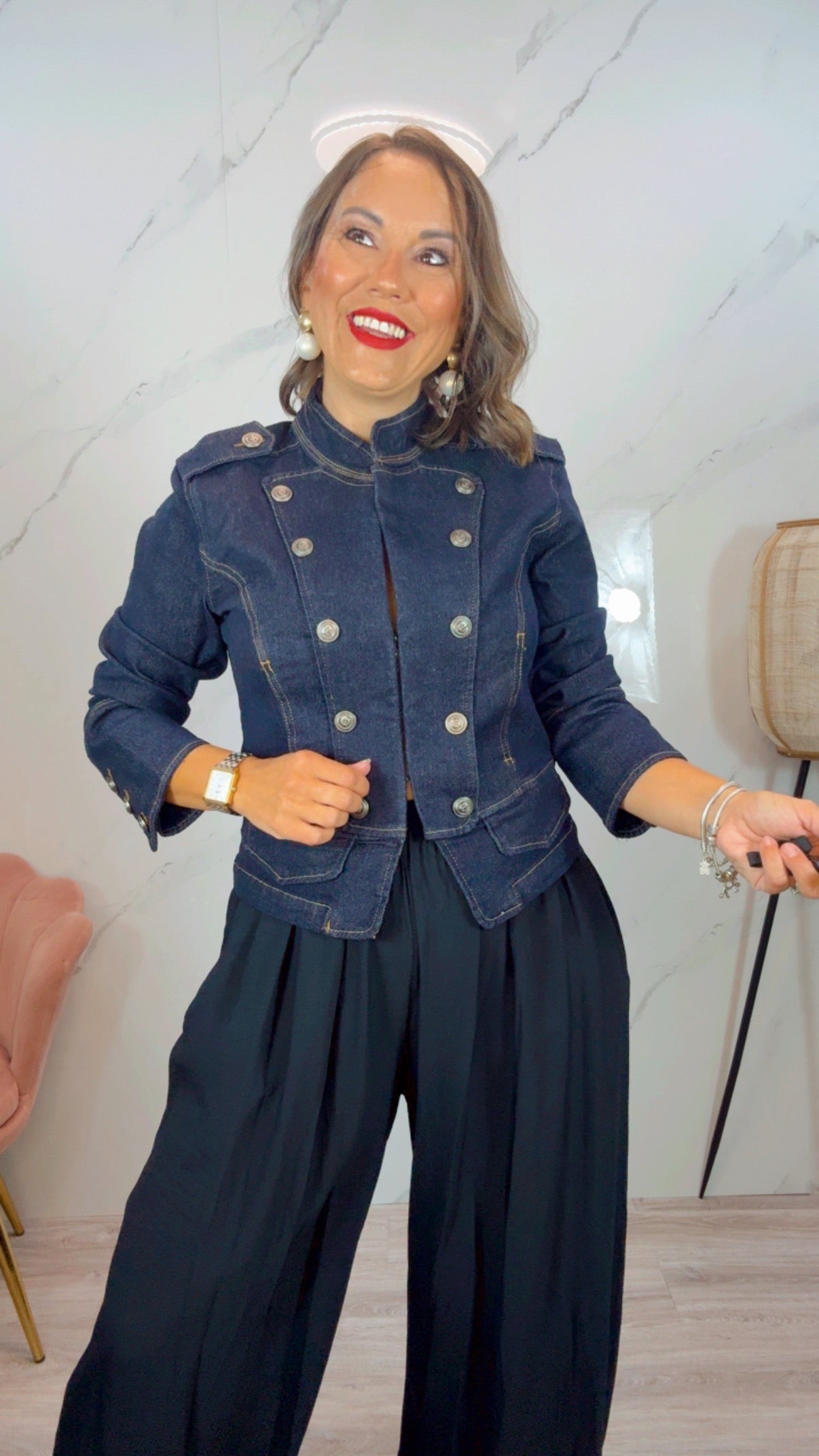 Cazadora Napoleón Denim