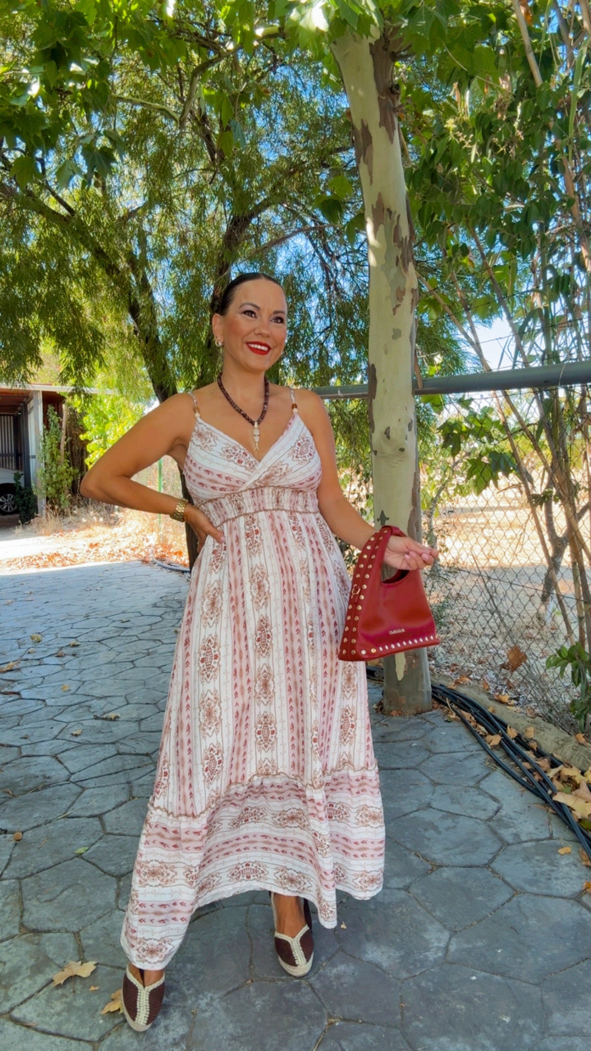 Vestido Zoco Burdeos