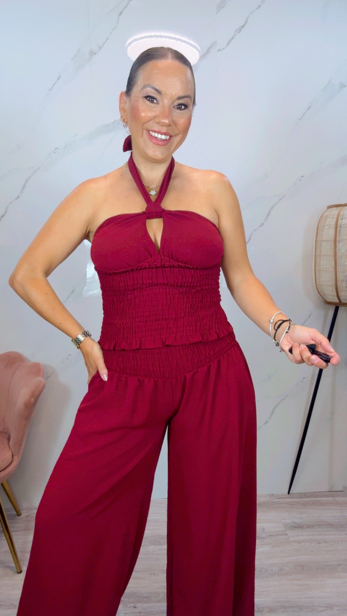 Conjunto Ainoa Burdeos